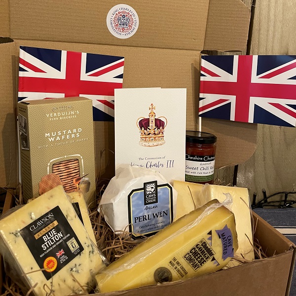 Coronation Cheese selection box or Slate The Good Cheese Company