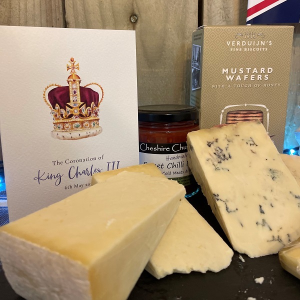 Coronation Cheese selection box or Slate The Good Cheese Company