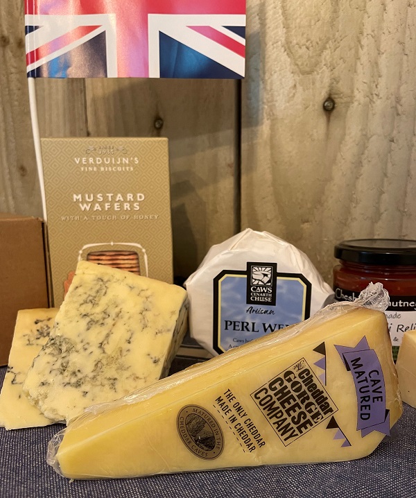 Coronation Cheese selection box or Slate The Good Cheese Company